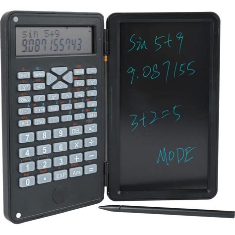 Calculatrice De Bureau Avec Écran Lcd À Deux Rangées Tablette D