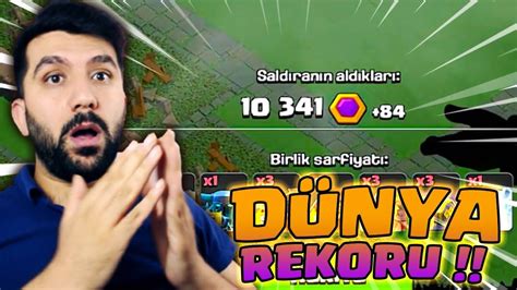 TEK SAVAŞTA DÜNYA REKORU WORLD RECORD IN ONE WAR Clash Of Clans