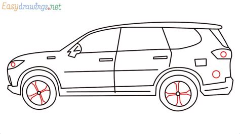 How To Draw A Suv Gloster Car Step By Step 10 Easy Phase