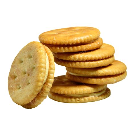 Stacked Delicious Round Sandwich Biscuits Sandwich Biscuits Crispy