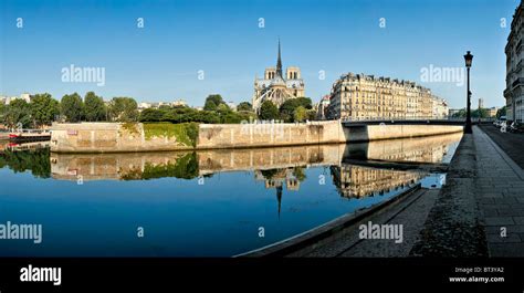 Quai D Orleans Paris France Stock Photo Alamy