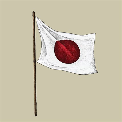 Illustration of Japanese Flag | Premium Vector - rawpixel