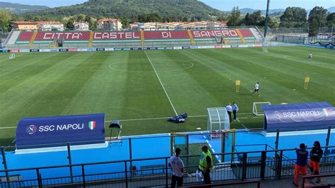 Ritiro Napoli Castel Di Sangro Aumentata La Capienza Per Le Tre