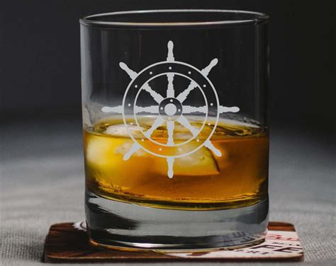 40th Birthday Whiskey Glass With Heavy Base Great Engraved Etsy