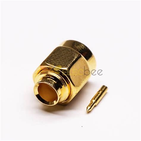 20pcs SMA Straight Plugue Conector Coaxial Tipo De Solda Para Cabo