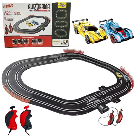 Auto Pista Autorama Turbo Circuitos Em Carros Shopee Brasil