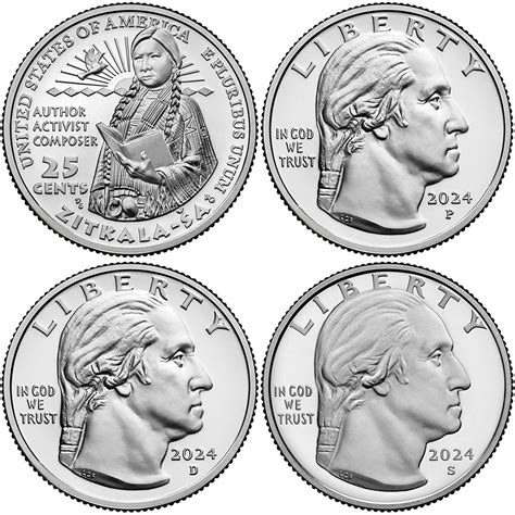 2024 American Women Quarters Zitkala Sa Surfcoins