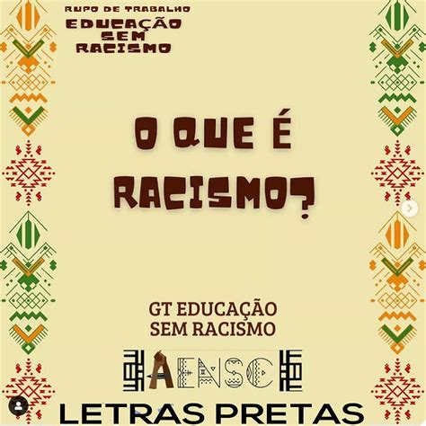 Vamos Falar de Racismo Profª Patrícia Alves