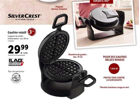 Promo Gaufrier Rotatif Silvercrest Chez Lidl Icatalogue Fr