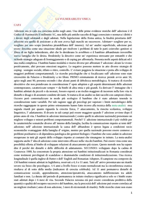 Riassunto Esame Psicologia Prof Torbidoni Libro Consigliato La