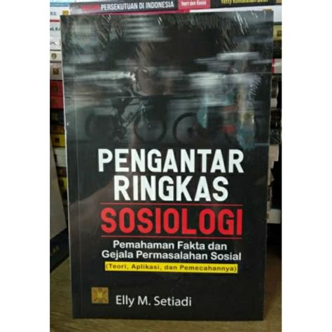 Jual BUKU PENGANTAR RINGKAS SOSIOLOGI Pemahaman Fakta Gejala