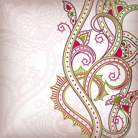 Abstract floral pattern background 02 vector Vectors graphic art designs in editable .ai .eps ...