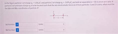 Solved In The Figure Particle Of Charge Q C And Chegg