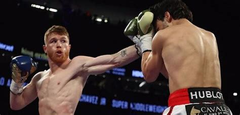 Sa L Canelo Lvarez Vence Por Contundente Du A Julio C Sar Ch Vez Jr