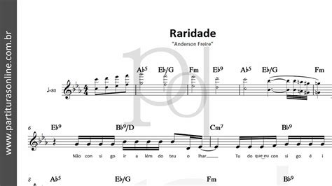 Raridade Anderson Freire Partitura Youtube