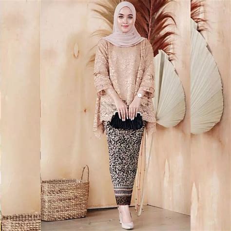 Jual Shela Setelan Kebaya Brokat Jumbo Ld Kebaya Brokat Waka