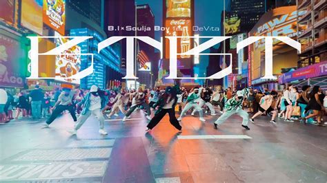 KPOP IN PUBLIC NYC TIMES SQUARE B I 비아이 X Soulja Boy BTBT Feat