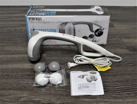 Homedics Hhp 351h Percussion Action Plus Handheld Massager White For