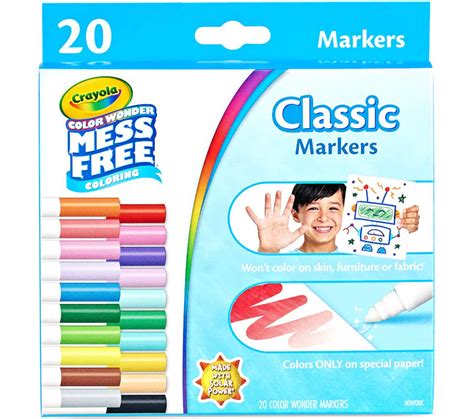 Color Wonder Mess Free Markers Refill Set Crayola