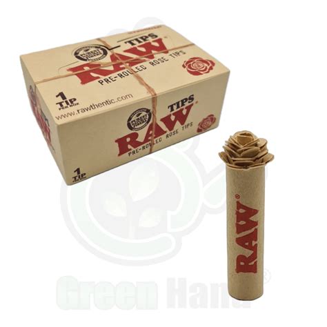 Raw Pre Rolled Rose Tips