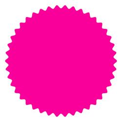 Starburst Sunburst Shape Flat Price Tag Royalty Free Vector