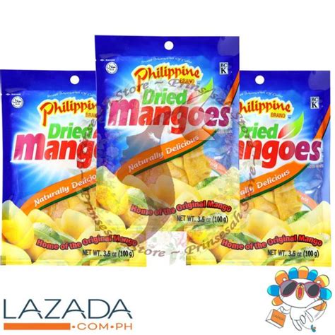 Philippine Dried Mangoes 100g 3 Packs Lazada Ph