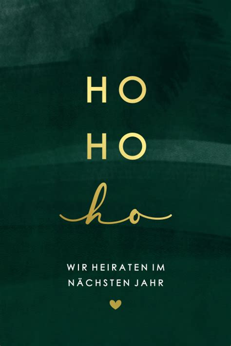 Ho Ho Ho Save The Date Karte Mit Runden Ecken