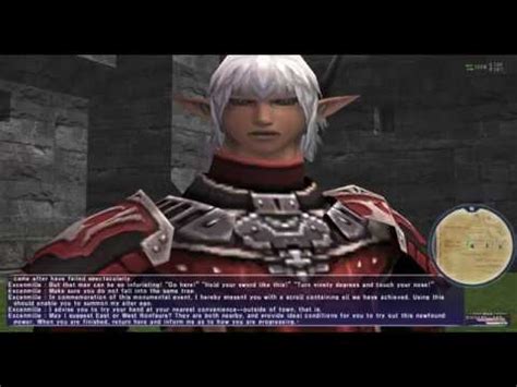 Ffxi Trust Cutscene Excenmille San D Oria Youtube