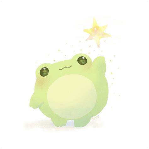 Pin By Hủ Mặn Mòi On Cute Frog Art Cute Kawaii Drawings Frog Drawing