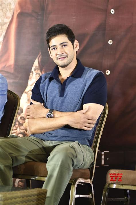 Mahesh Babu Stills From Bharat Ane Nenu CM Bharat's Thank You Meet ...