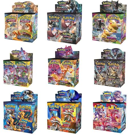 Pokemon Tcg Xy Evolutions บูสเตอร์ปิดผนึก Box ดาบโล่ดาบและโล่ความมืด