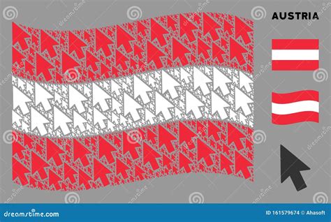 挥舞奥地利国旗的鼠标光标图标 向量例证 插画 包括有 国籍 地点 结合 钞票 构成 游标 项目 161579674