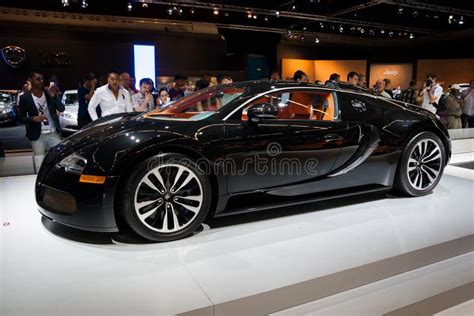 Bugatti Veyron Sang Noir Sports Car Editorial Image Image Of Black