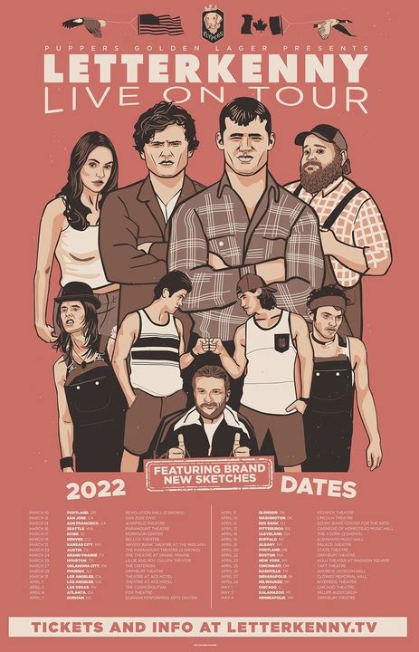 Letterkenny Problems Tickets 2022 Concert Tour Dates And Details