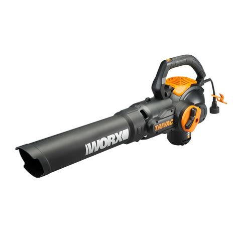 WORX Trivac 12-Amp 600-CFM 70-MPH Corded Electric Leaf Blower (Vacuum ...