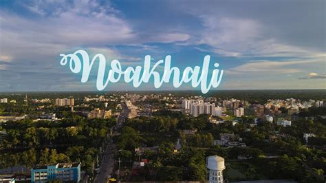 Noakhali City Bangladesh Aerial View Cinematic Video Bangladesh