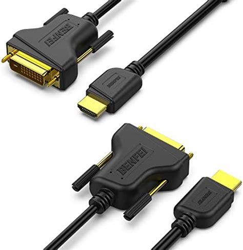 Amazon BENFEI HDMI To DVI 5 Pack HDMI To DVI Cable Bi Directional