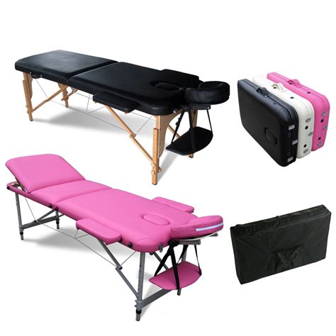 Portable Folding Massage Table Tattoo Therapy Beauty Salon Couch Bed