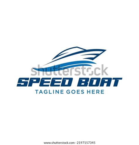 Speed Boat Logo Design Vector Stock Vector (Royalty Free) 2197157345 | Shutterstock