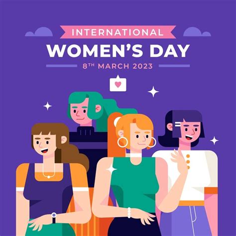 Premium Vector Flat Women S Day Celebration Illustration