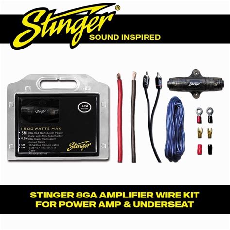 Stinger Amplifier Wiring Set Subwoofer Installation Kit Power Kit