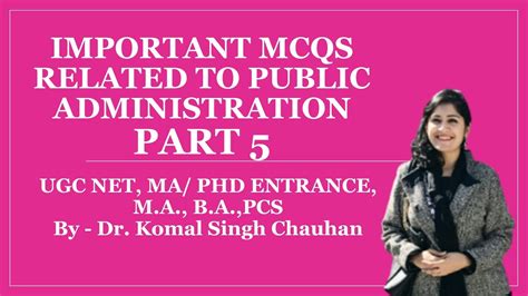 Public Administration Mcqs Part 5 Ii Lyceumwithksc Youtube