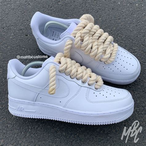 Thicc Laces Design Custom Nike Air Force 1 Trainers Air Force 1