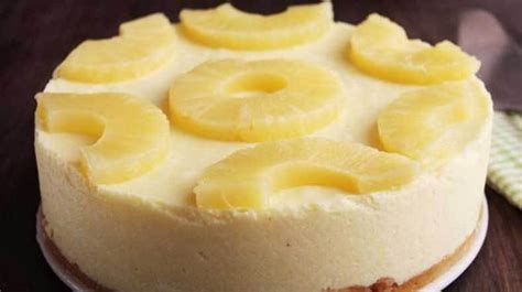 Alta cocina Aprende a preparar esta rica y cremosa tarta de piña fría