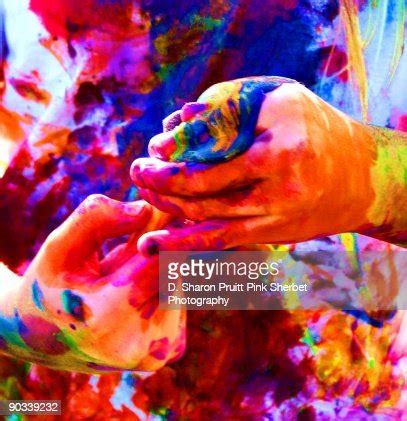 Child Painting A Colorful Rainbow High-Res Stock Photo - Getty Images