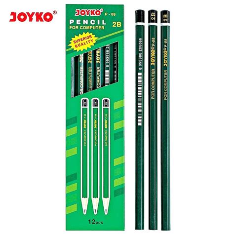 Jual Pensil 2b Joyko Isi Pak Isi 12 Pcs Pensil 2b Joyko P 88 Kemasan 1