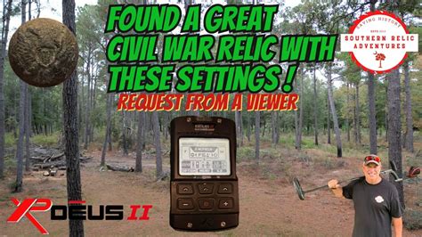 Metal Detecting For Civil War Relics With These Settings Youtube