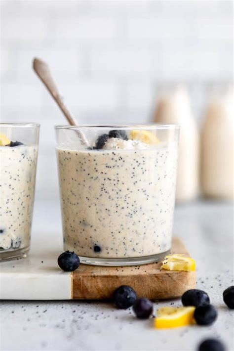 Vegan Lemon Poppy Seed Overnight Oats Eat With Clarity