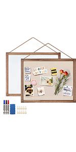 Amazon Emfogo Pack Cork Board Bulletin Board X Wooden