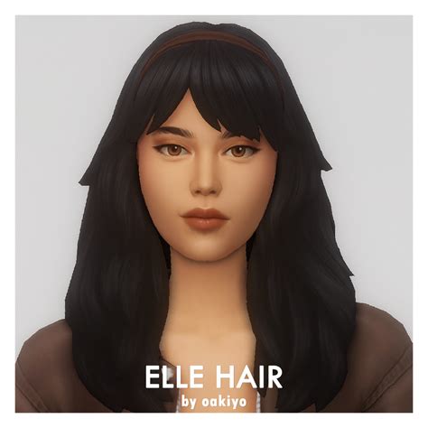 Install Oakiyo Elle Hair The Sims 4 Mods Curseforge